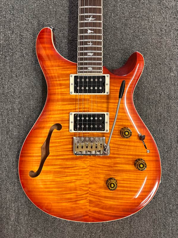 PRS SE Custom 24 Semi-Hollow Piezo — Vintage Sunburst