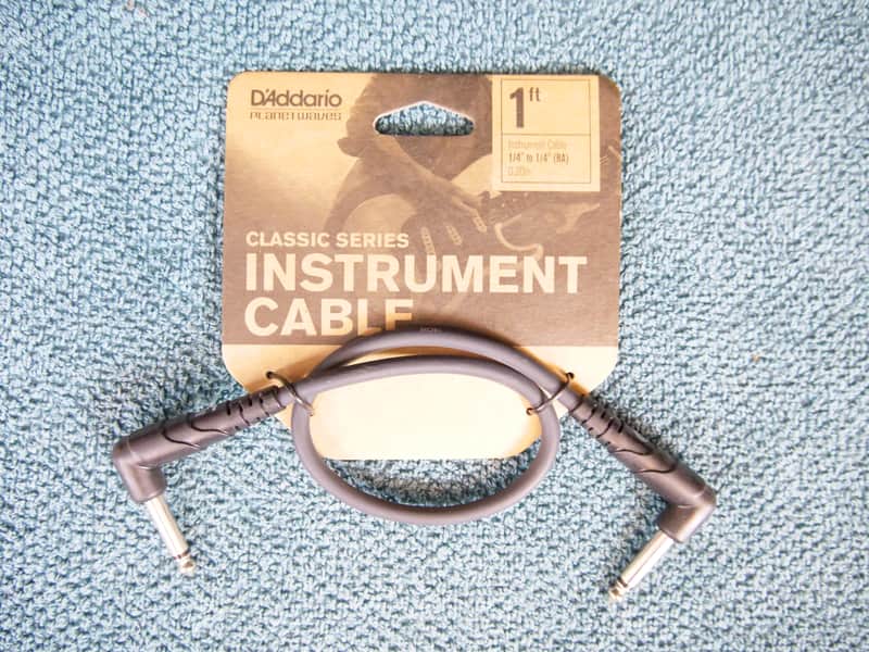 D'Addario patch cable guitar front