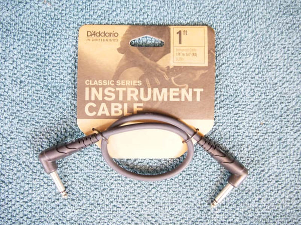 D'Addario patch cable guitar front