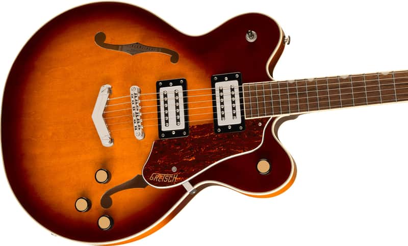 Gretsch G2622 Streamliner semi-hollow guitar detail